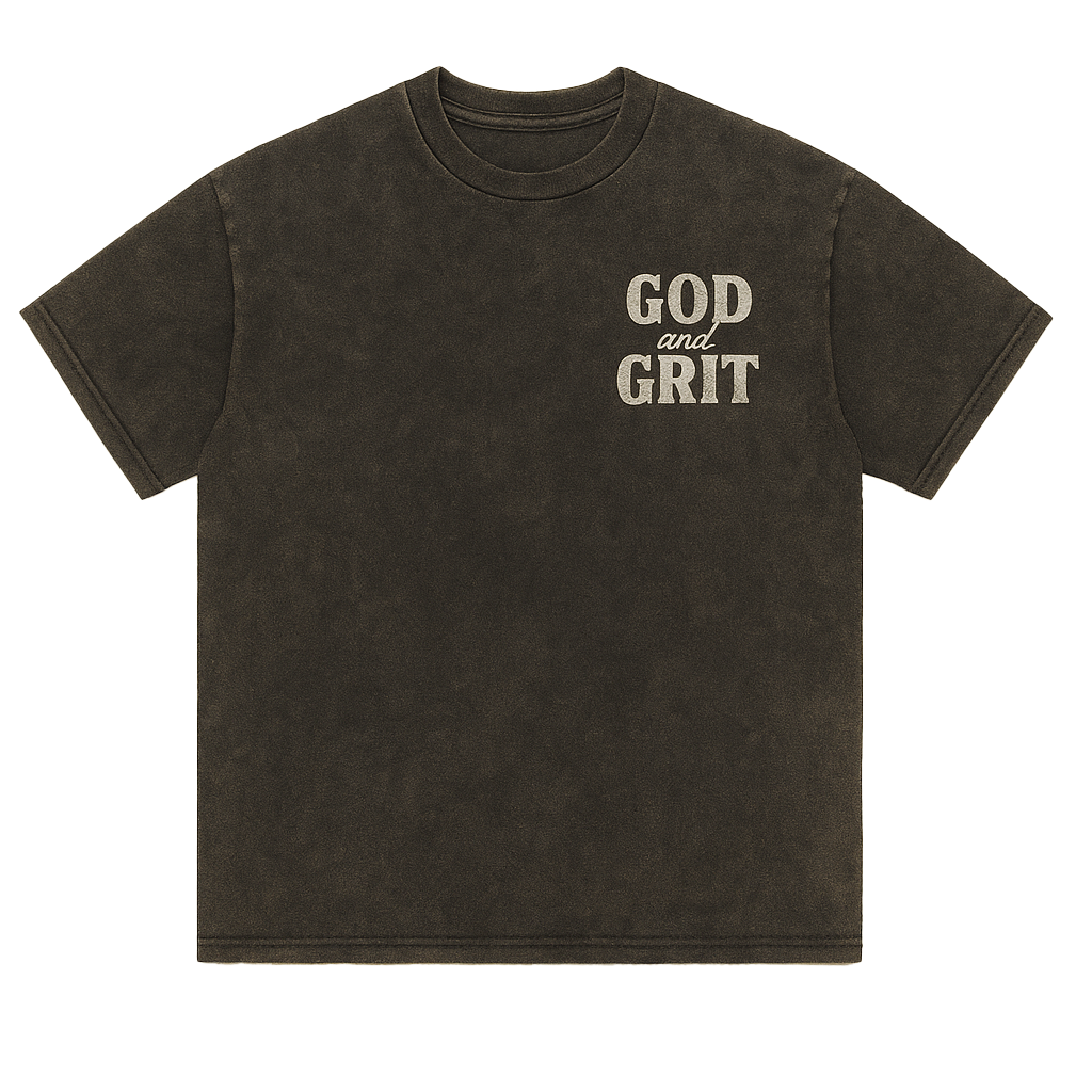 PRE ORDER - GOD AND GRIT AXE BOXY TEE